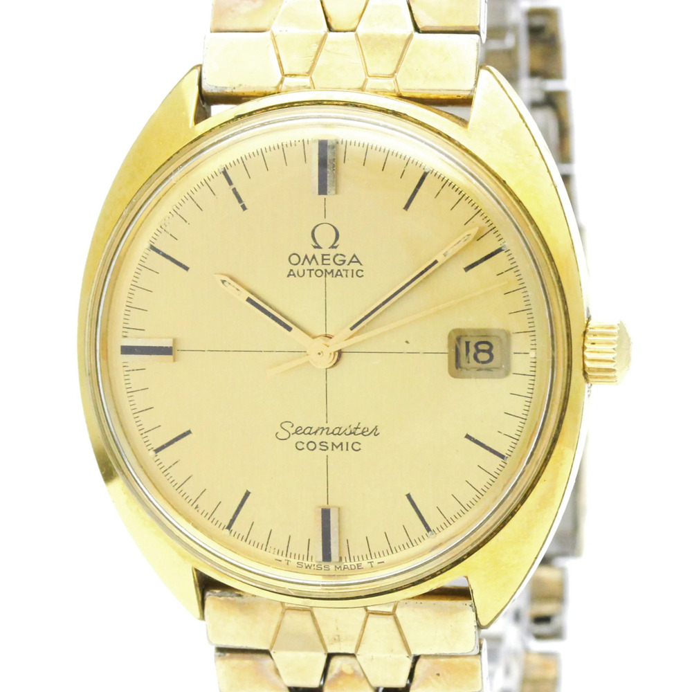 OMEGA Seamaster Cosmic Cal 565 Gold Plated Automatic Watch 166.026 Vintage
